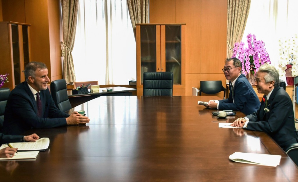 Director-General Barabaschi visits Japan
