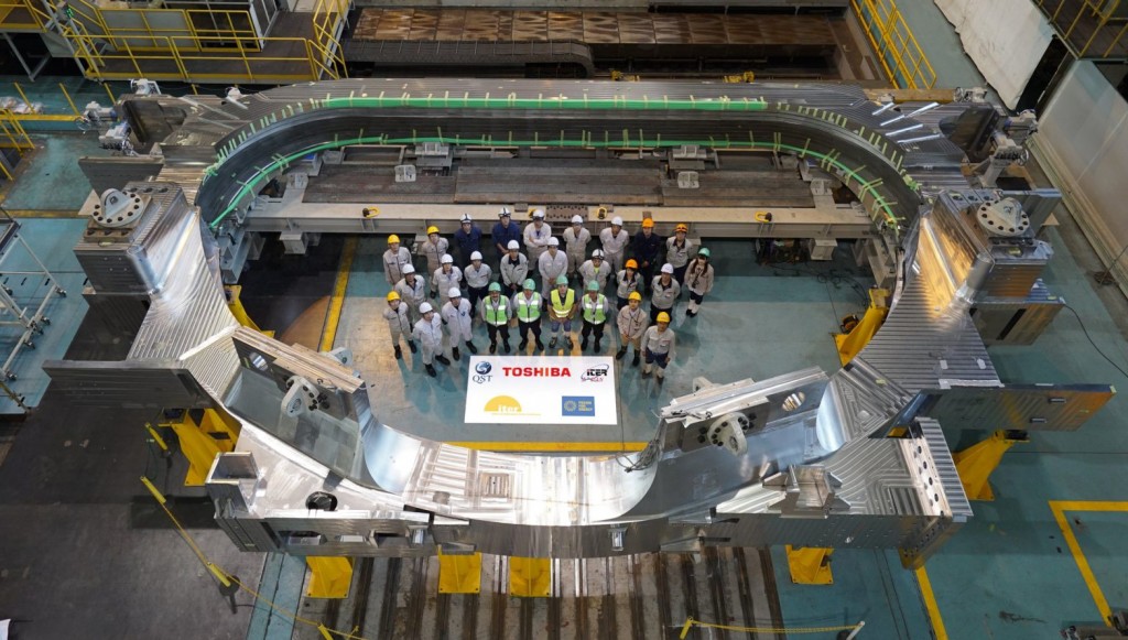 In Japan, where toroidal field coil cases are produced