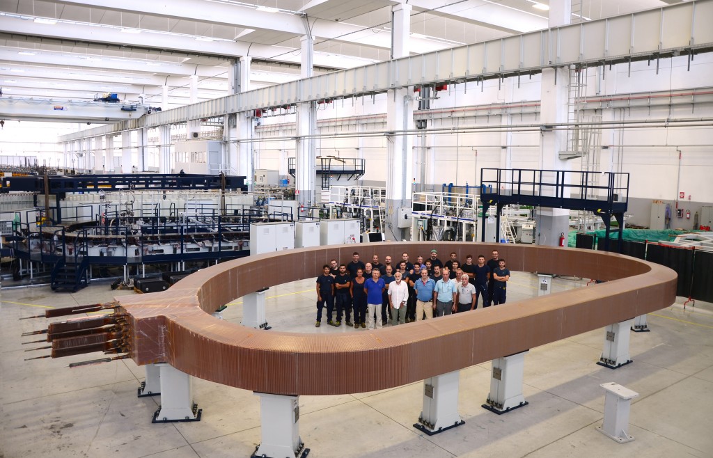 First toroidal field winding pack passes impregnation phase in Europe