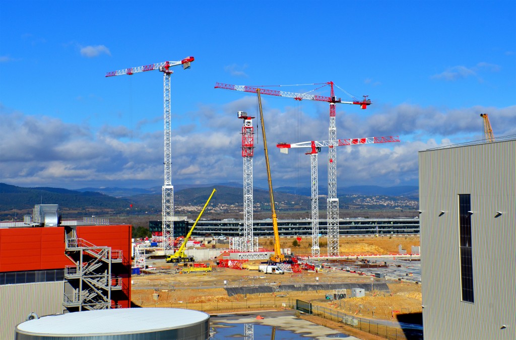 The worksite in November