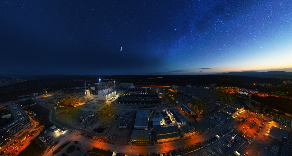 A wide night sky, and ITER