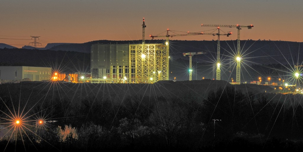ITER at night