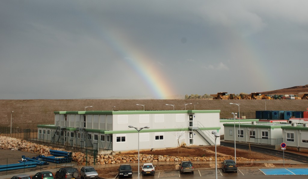 Rainbow over the ITER site