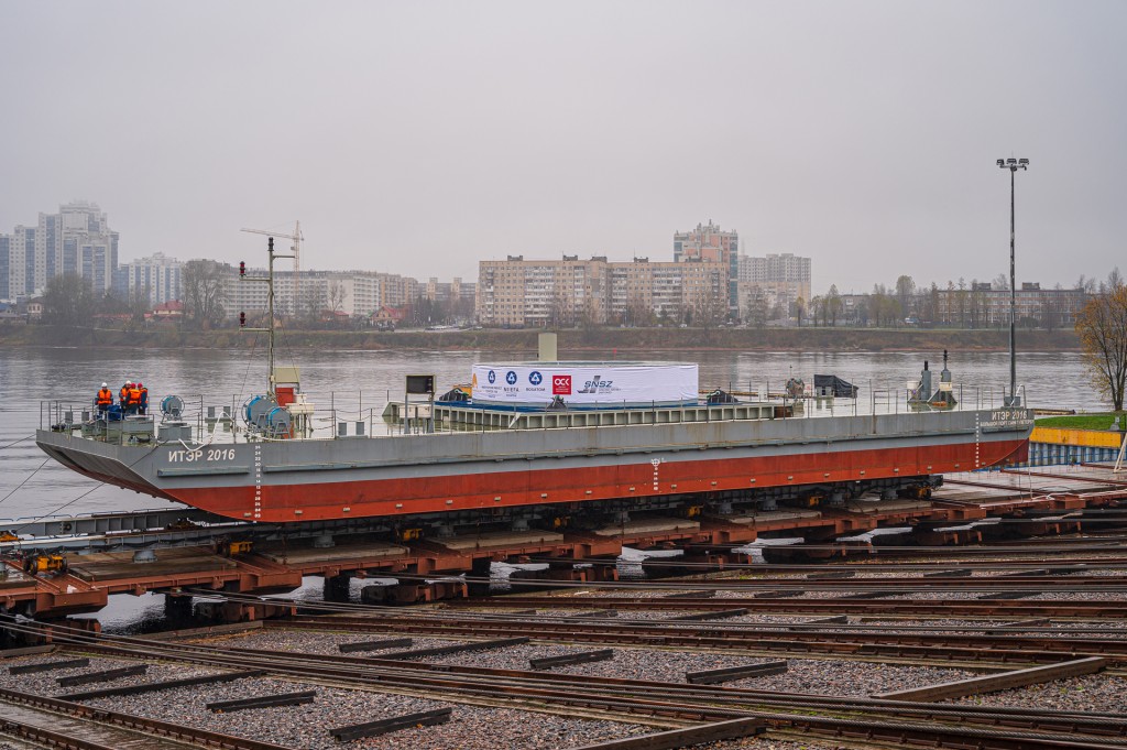PF1 magnet coil on its way from Russia